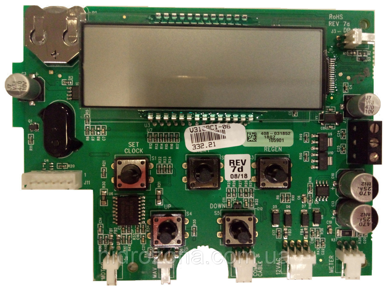 Электронная плата 5 кн шахматка блока WS1 V3108CI Н