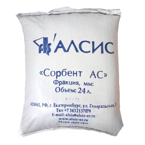 Загрузка Сорбент АС 25л 15кг кг